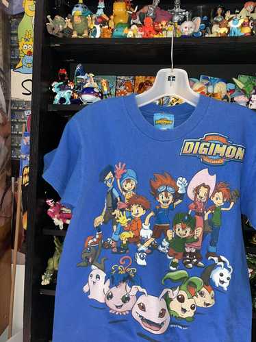 Anima × Vintage 1999 DIGIMON T-Shirt Anime 90s Car