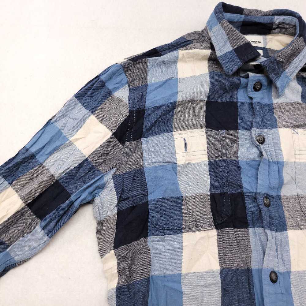 Sonoma Sonoma Gingham Flannel Button Up Shirt Men… - image 4