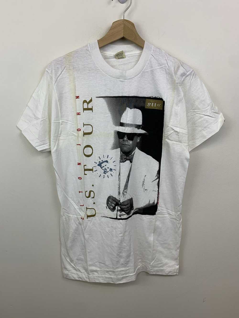 Tee × Tee Shirt Vintage Elton John 1988 US Tour R… - image 1