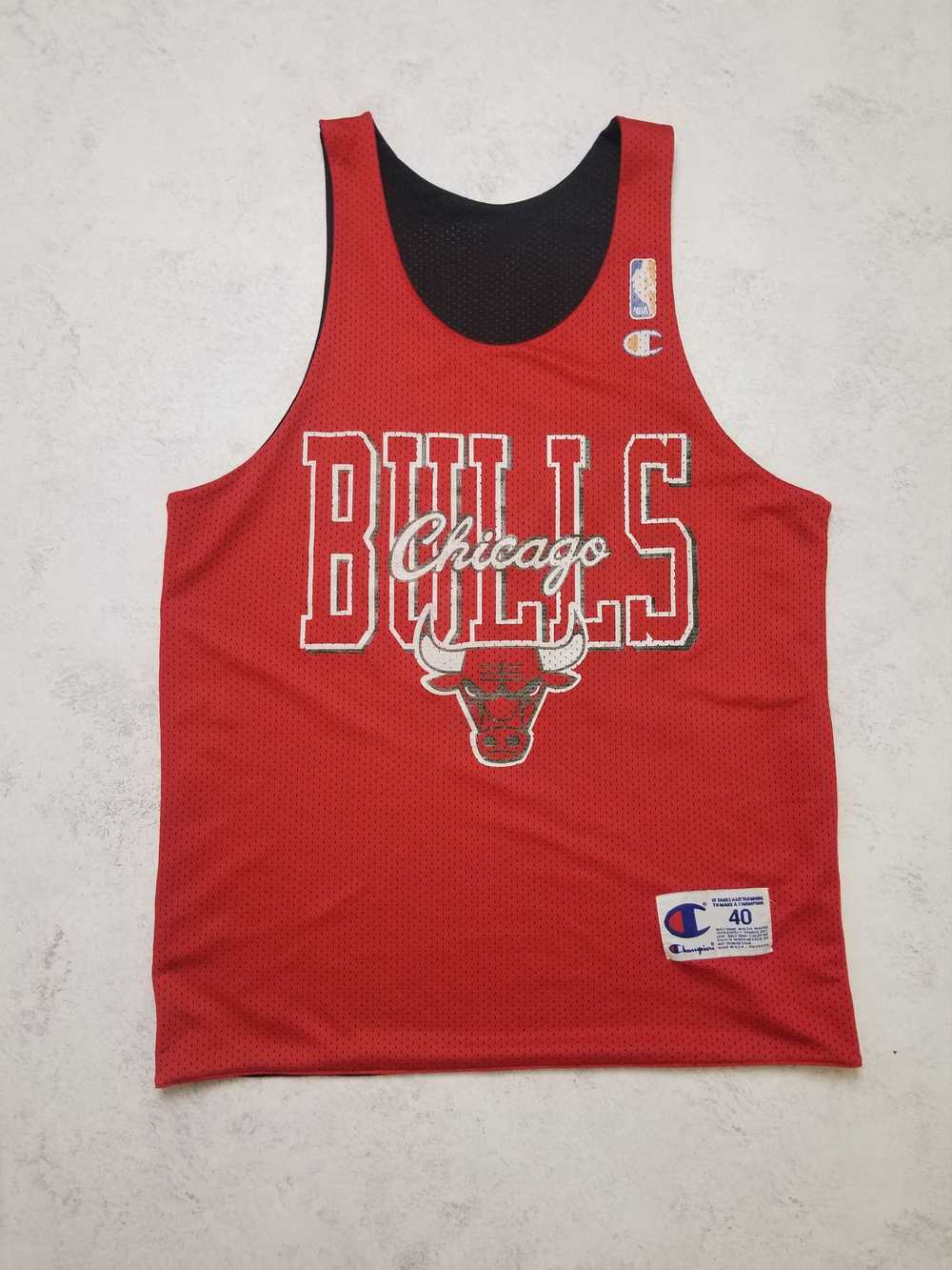 Champion VTG Reversible Chicago Bulls NBA Basketb… - image 3