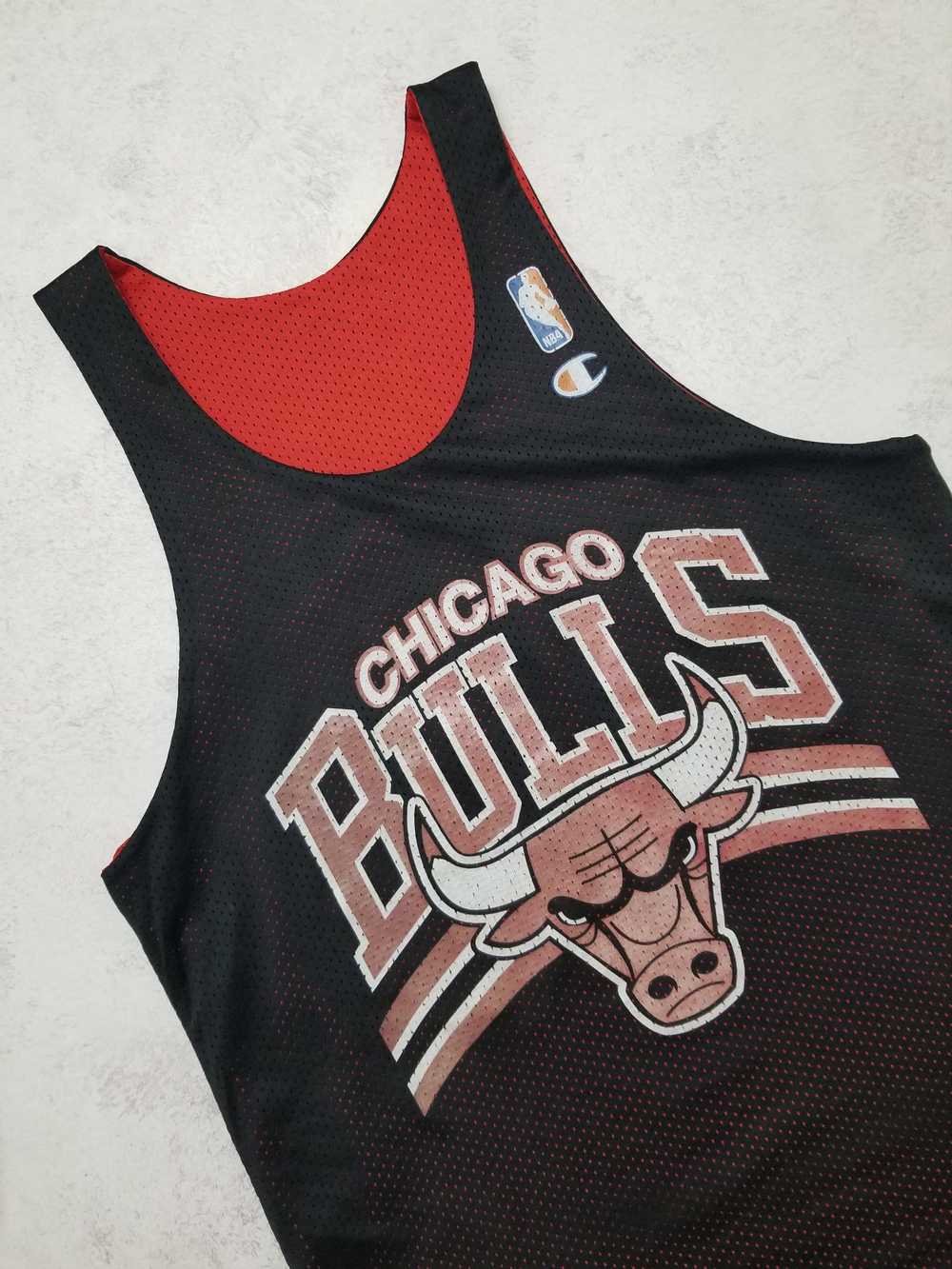 Champion VTG Reversible Chicago Bulls NBA Basketb… - image 6