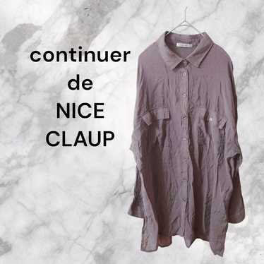 continue de nice claup Shirt Blouse Long-sleeved … - image 1