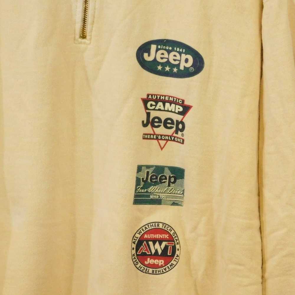 Jeep Jeep Travel Equipment 1/4 Zip Sweatshirt Siz… - image 4