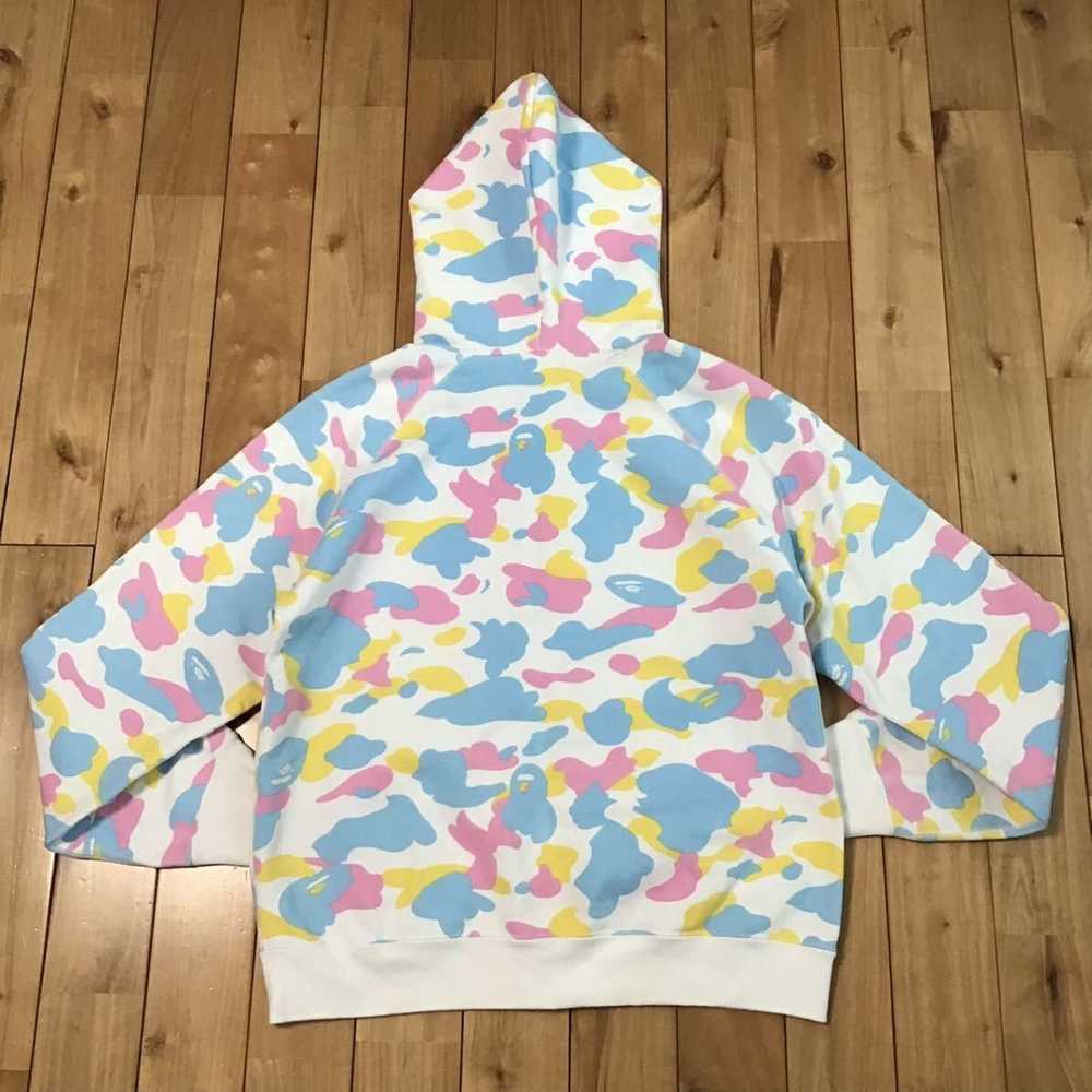 Bape × Nigo BAPE cotton candy camo full zip hoodi… - image 2