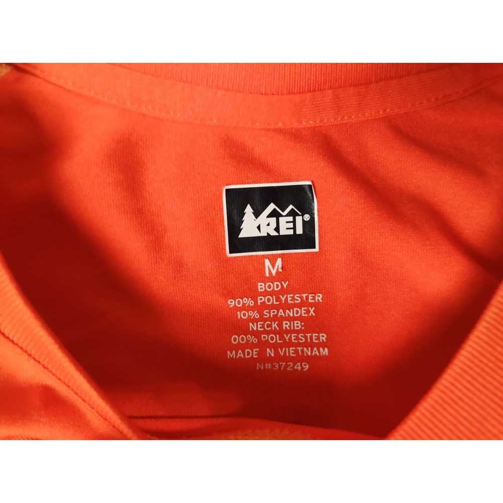 Rei REI Shirt Adult Mens Medium Solid Orange Outd… - image 4