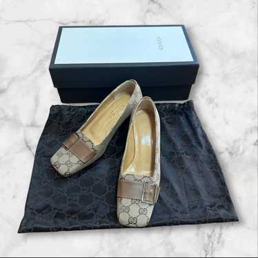 Excellent condition ✨ Gucci canvas pumps ✨ Size 3… - image 1