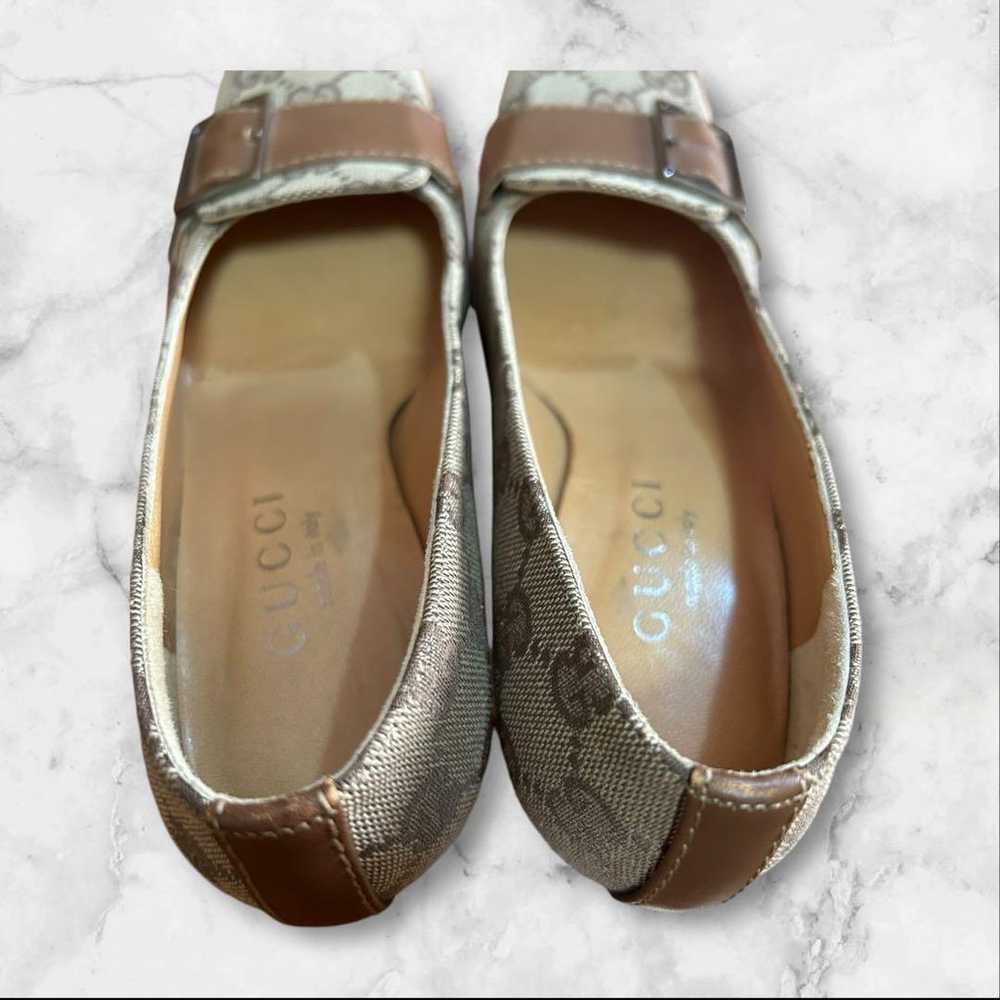 Excellent condition ✨ Gucci canvas pumps ✨ Size 3… - image 5