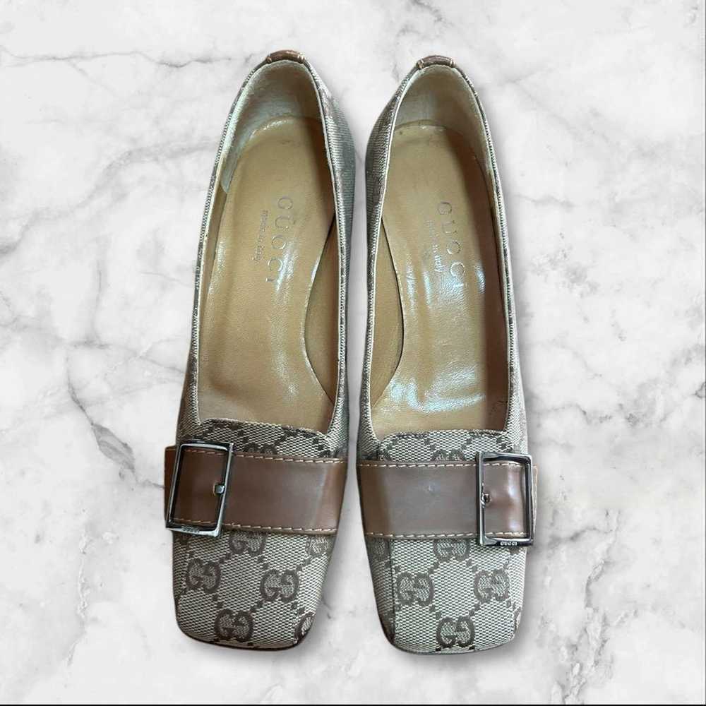 Excellent condition ✨ Gucci canvas pumps ✨ Size 3… - image 6