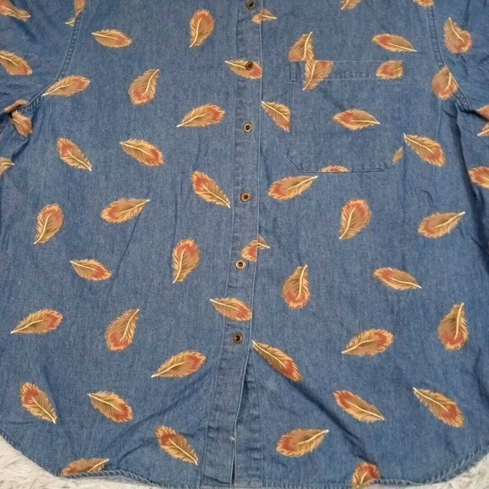 Vintage Westbound II Shirt Womens Plus 1X Denim B… - image 3