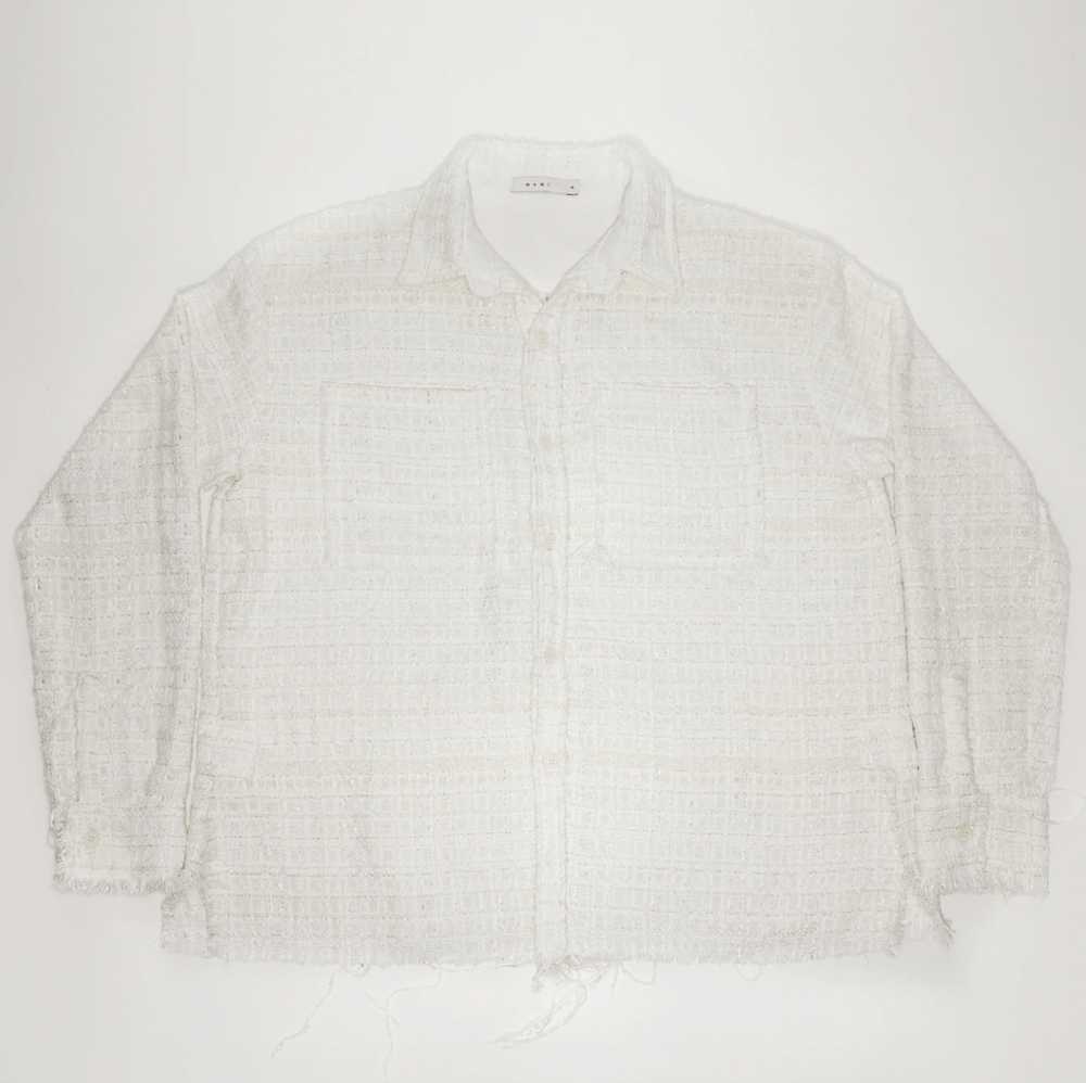 MNML MNML HEAVYWEIGHT RAW EDGE FLANNEL WHITE - image 1