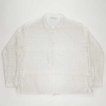 MNML MNML HEAVYWEIGHT RAW EDGE FLANNEL WHITE - image 1