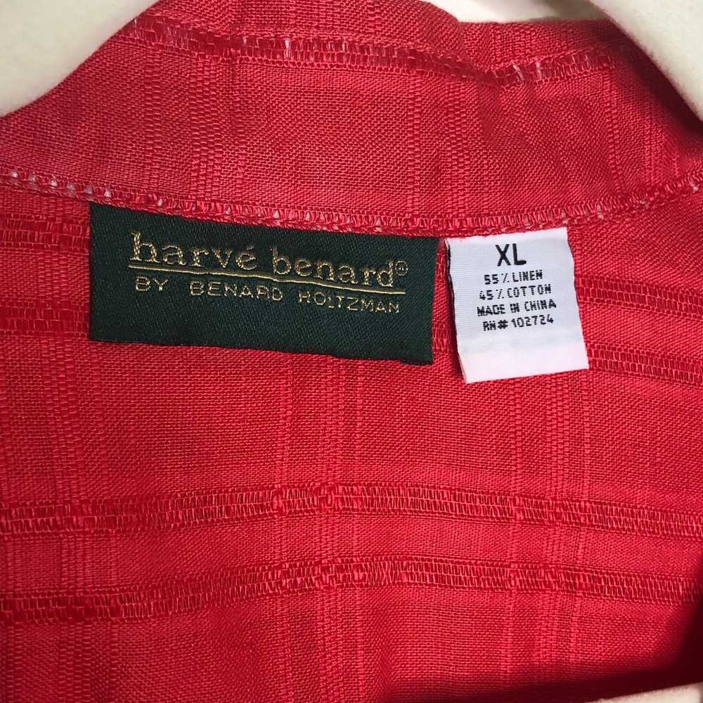 Vintage Harve Benard Linen Blend Top - image 2