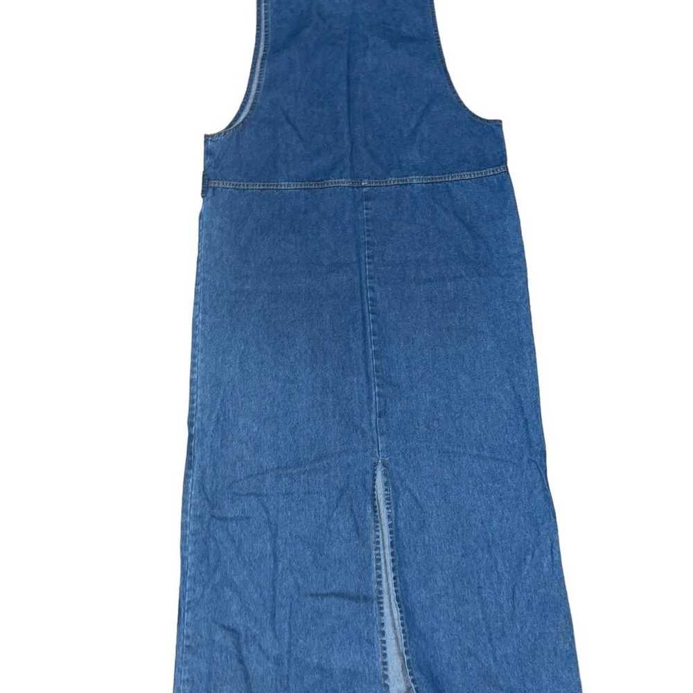 VTG Premier International Women Denim Dress Blue … - image 6