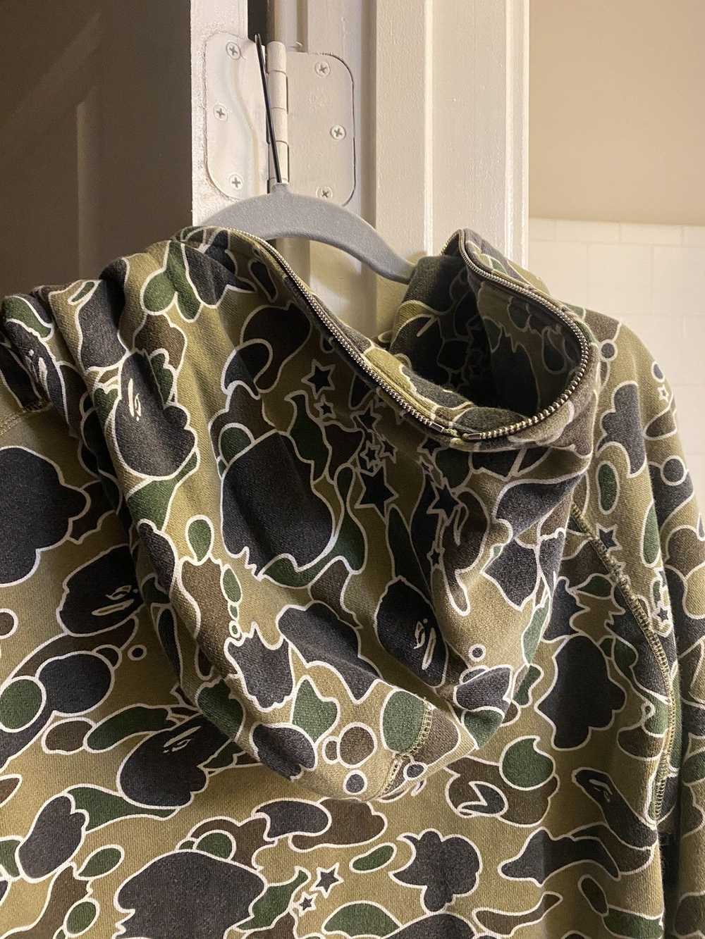 Bape × Nigo Star Camo Full Zip Hoodie - image 4