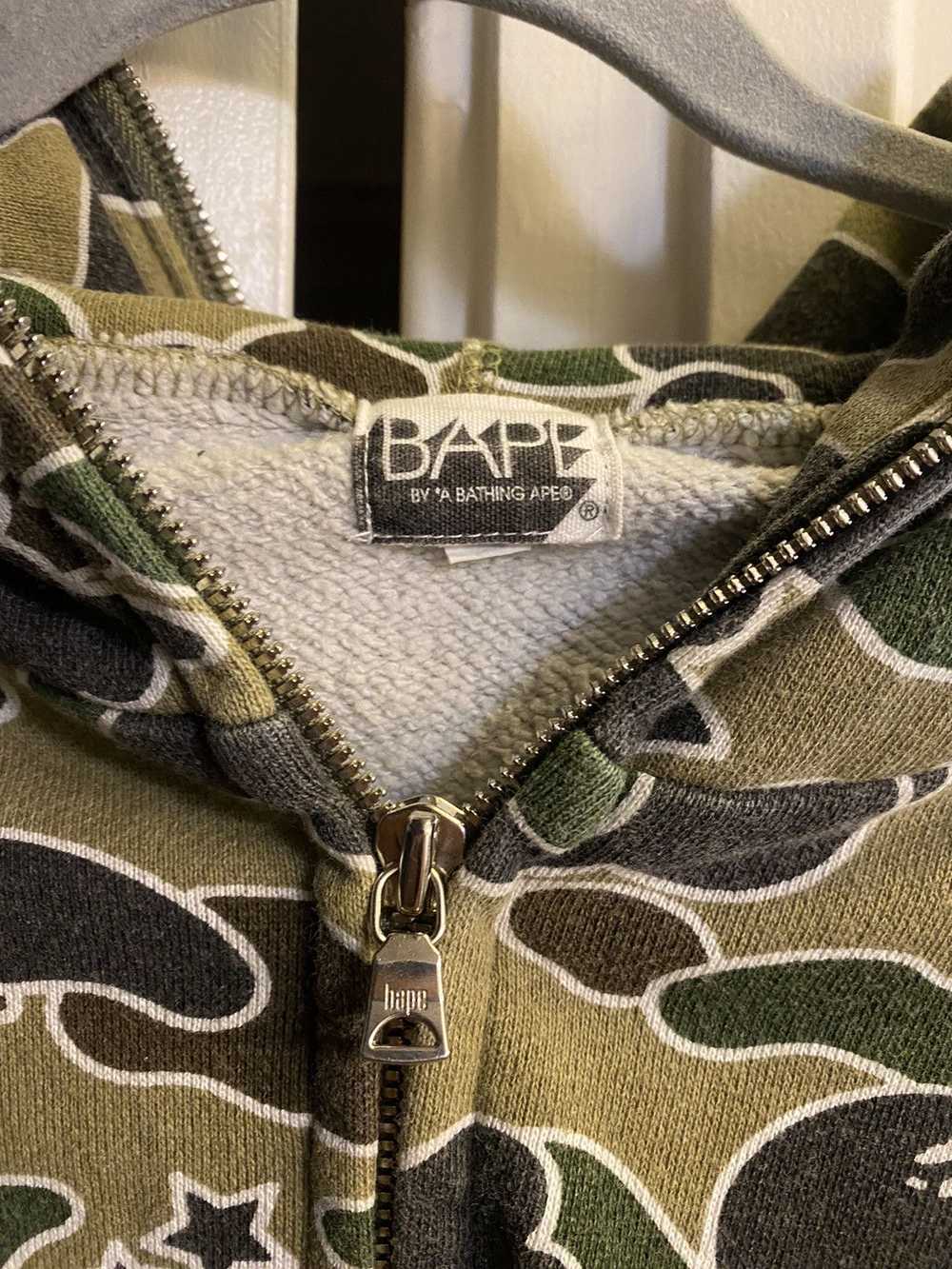 Bape × Nigo Star Camo Full Zip Hoodie - image 5