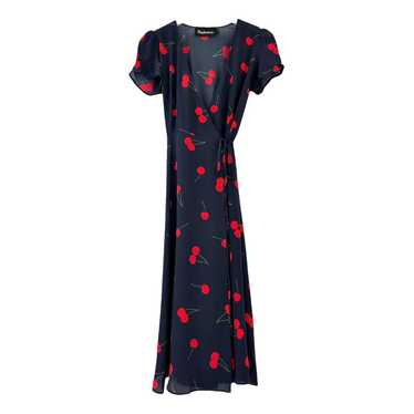 Réalisation Teale silk mid-length dress