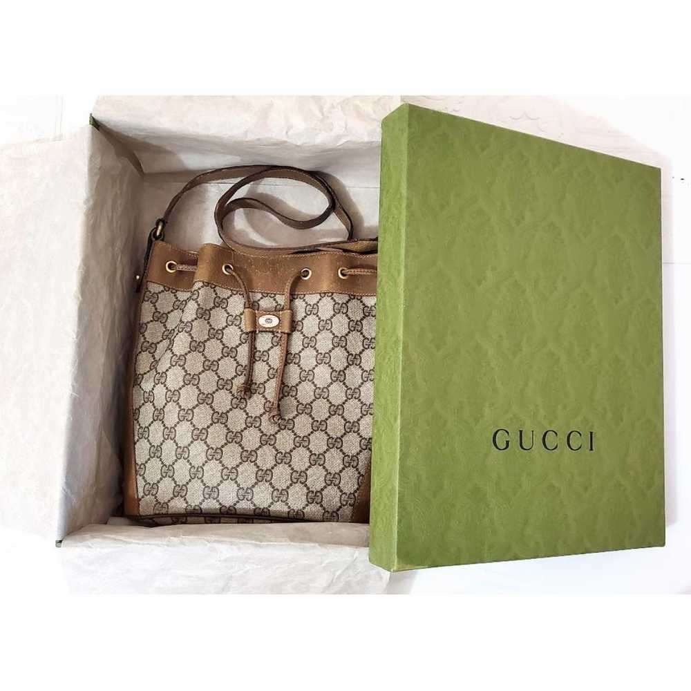 Gucci GG Marmont Bucket leather handbag - image 4