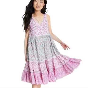 Loveshackfancy X Target Camille Multi Teared Midi… - image 1