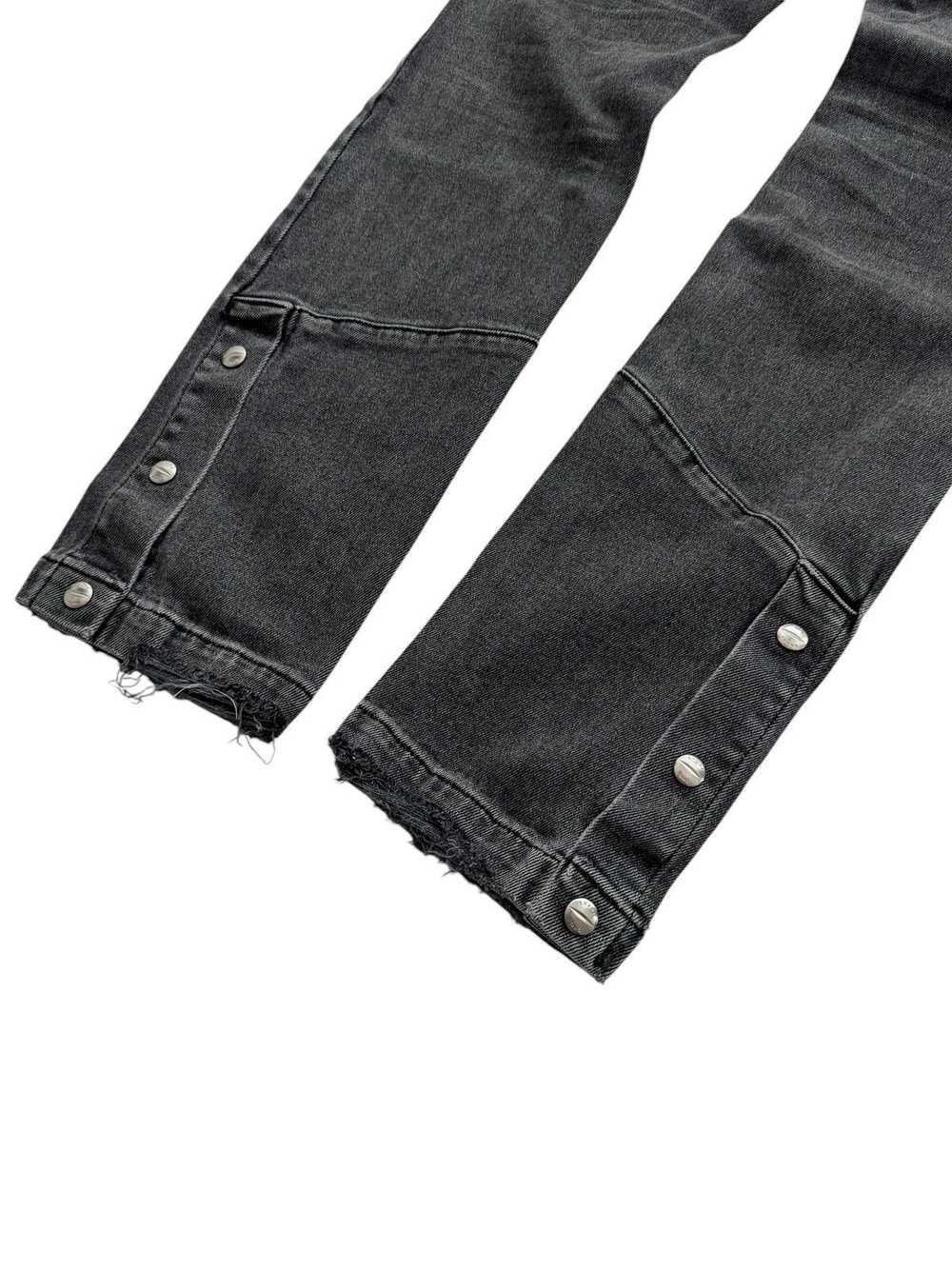 Rhude Pill Snap Leg Grey Denim - image 8