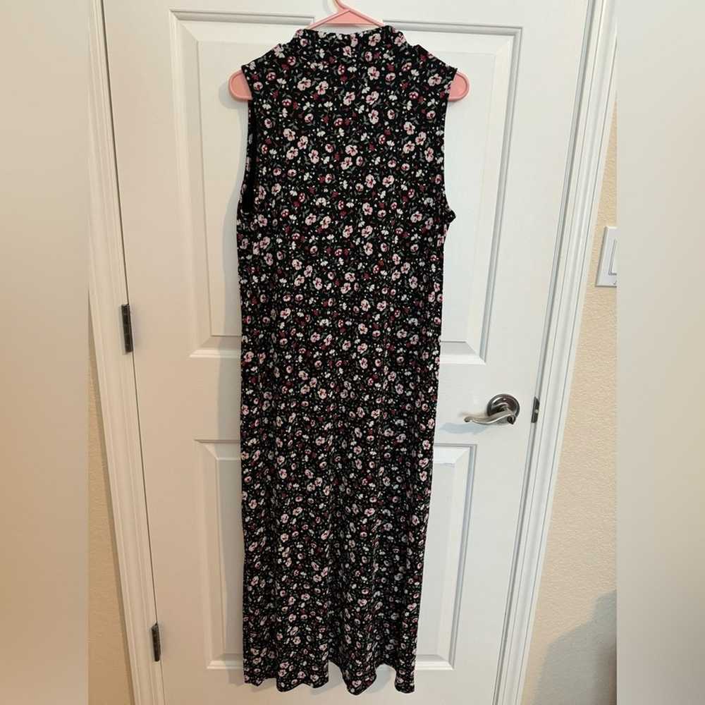 J. Jill stretchy sleeveless maxi dress size M - image 7