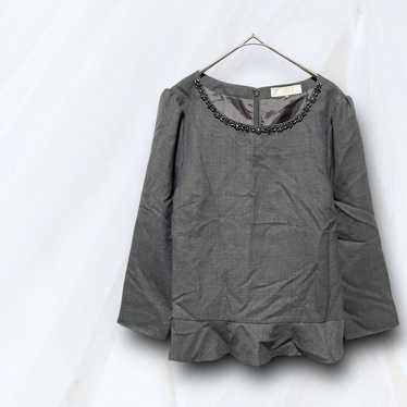 Alice + Barrie tops blouse U-neck long sleeve cas… - image 1