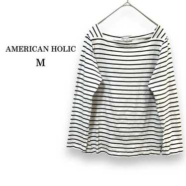 【AMERICAN HOLIC】Square Neck Long Sleeve Cut and S… - image 1