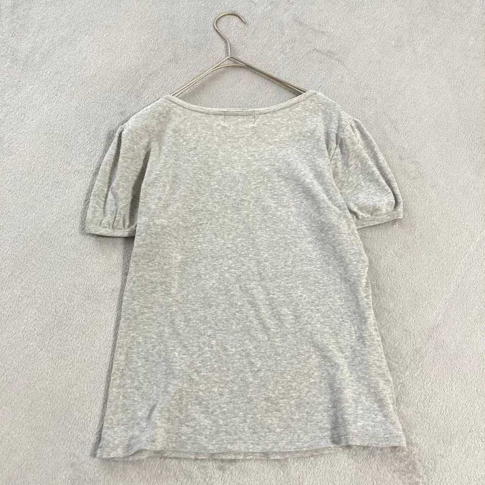 【KUMIKYOKU】Suite T-shirt 100% cotton Gray top - image 7