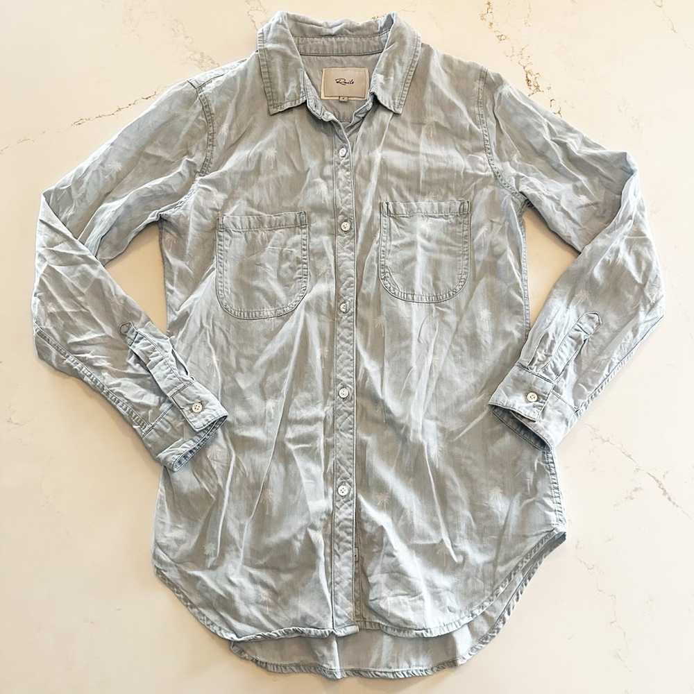 Rails Carter Button Up | Palms Print | Small - image 5