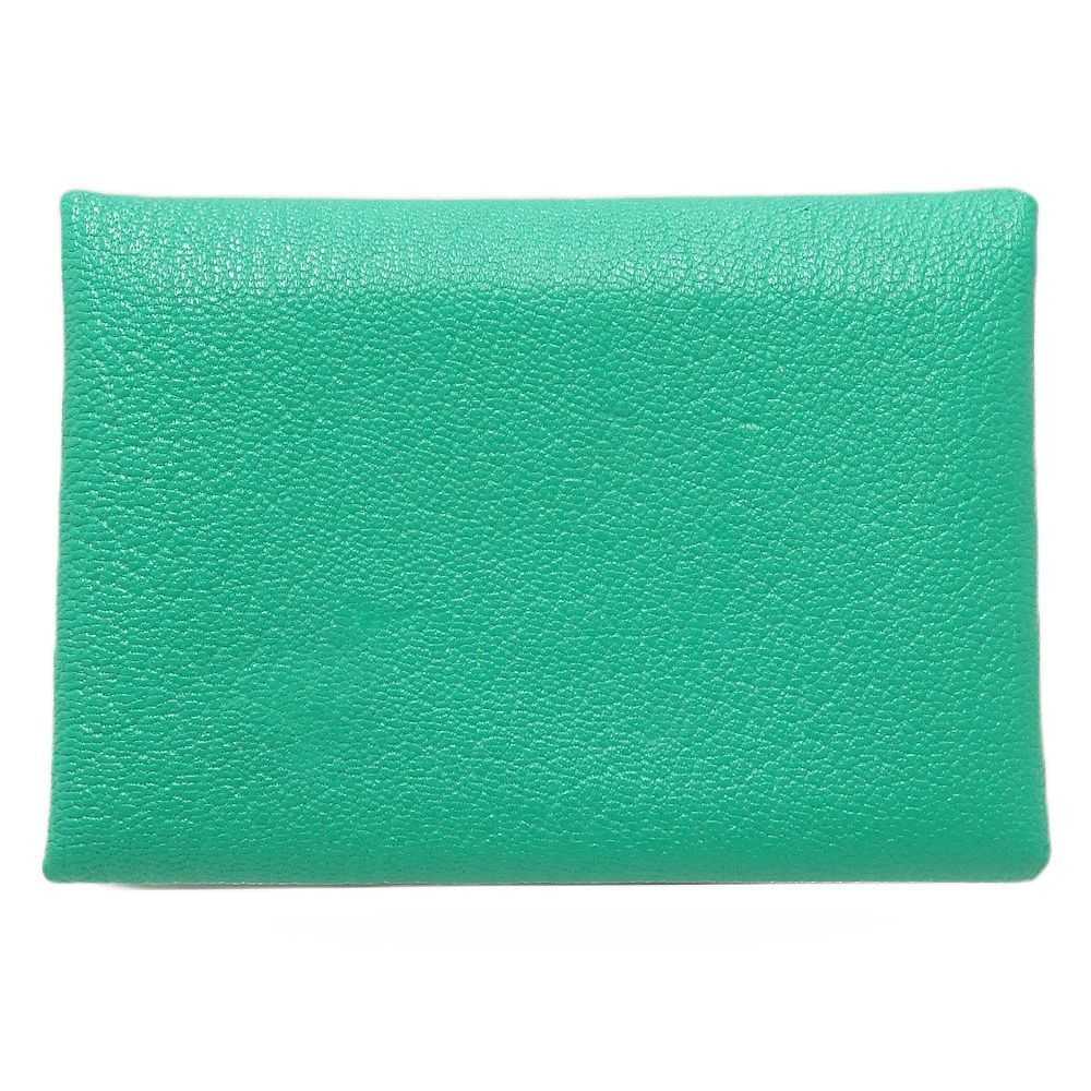 Hermes Hermes Hermes Calvi Duo Verso Coin Case Ch… - image 1