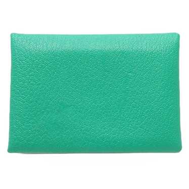 Hermes Hermes Hermes Calvi Duo Verso Coin Case Ch… - image 1