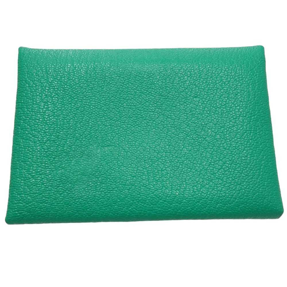 Hermes Hermes Hermes Calvi Duo Verso Coin Case Ch… - image 2