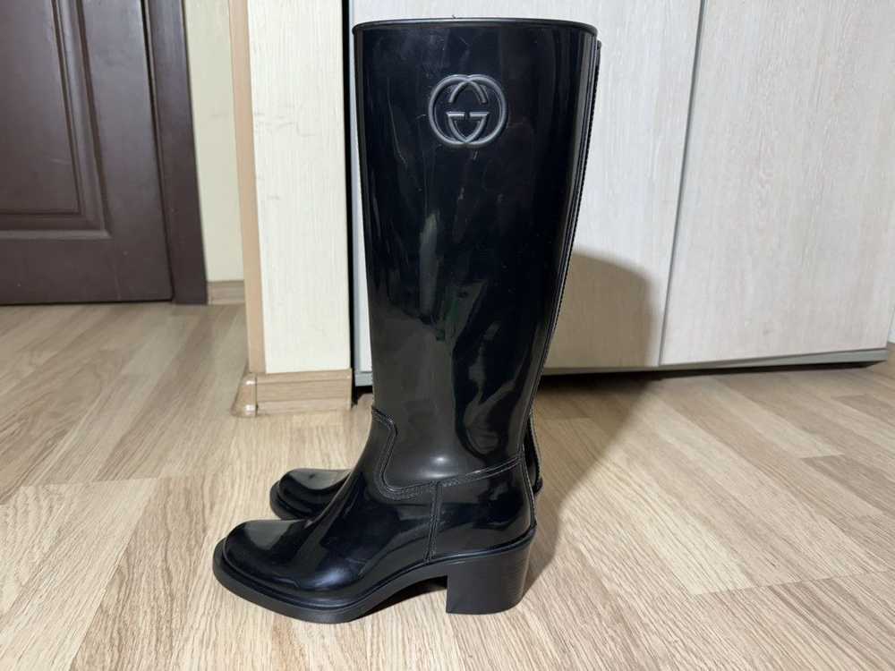 Designer × Gucci × Luxury Gucci rubber boots 36 - image 3