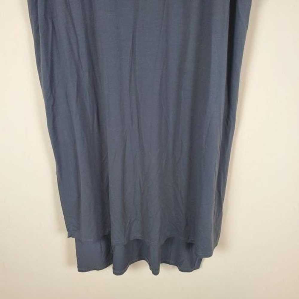 Eileen Fisher Dark Gray High Low Hem Side Splits … - image 3