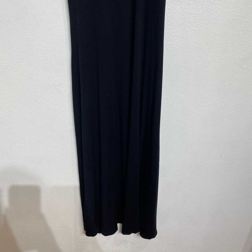 Calvin Klein Black Colorblock Maxi Dress Sz 12 - image 3