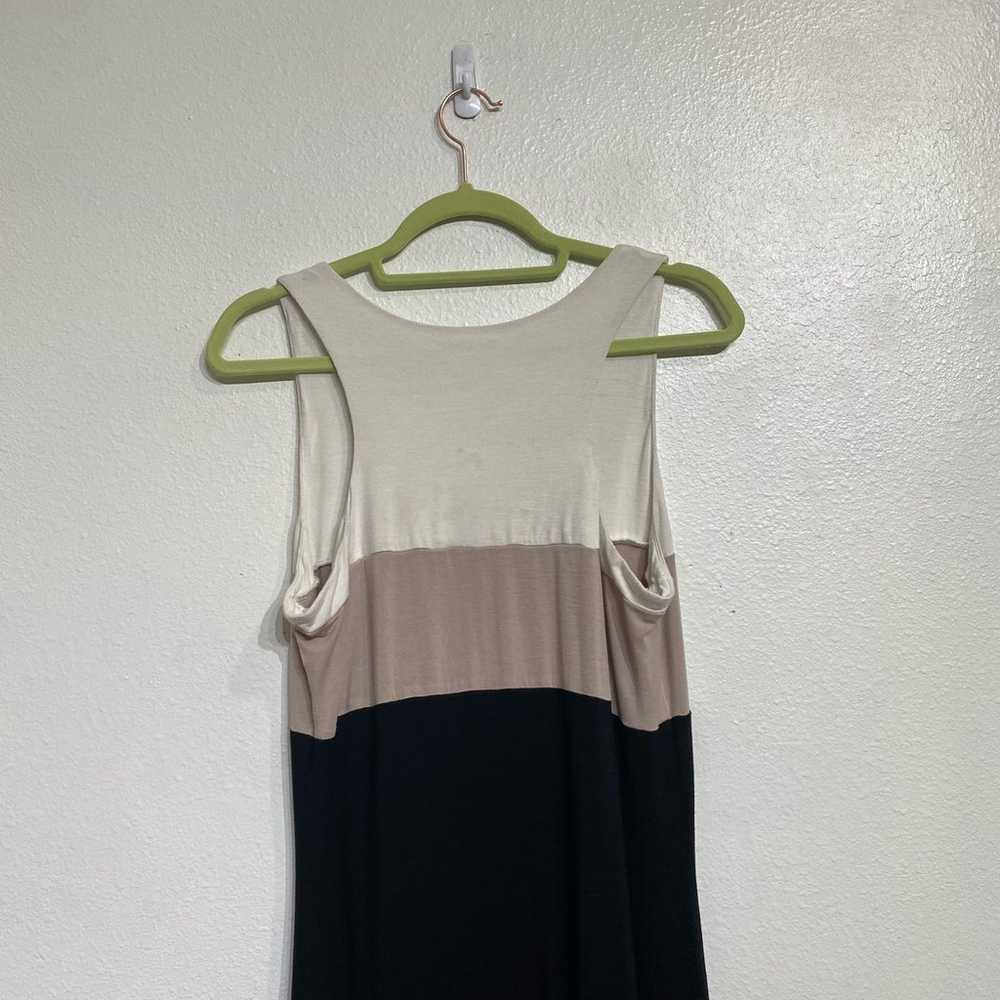 Calvin Klein Black Colorblock Maxi Dress Sz 12 - image 6