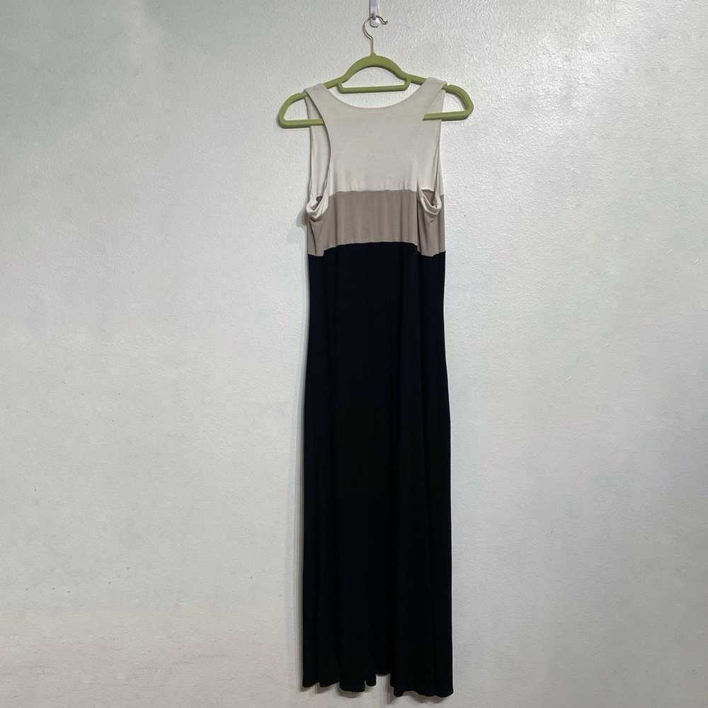 Calvin Klein Black Colorblock Maxi Dress Sz 12 - image 8