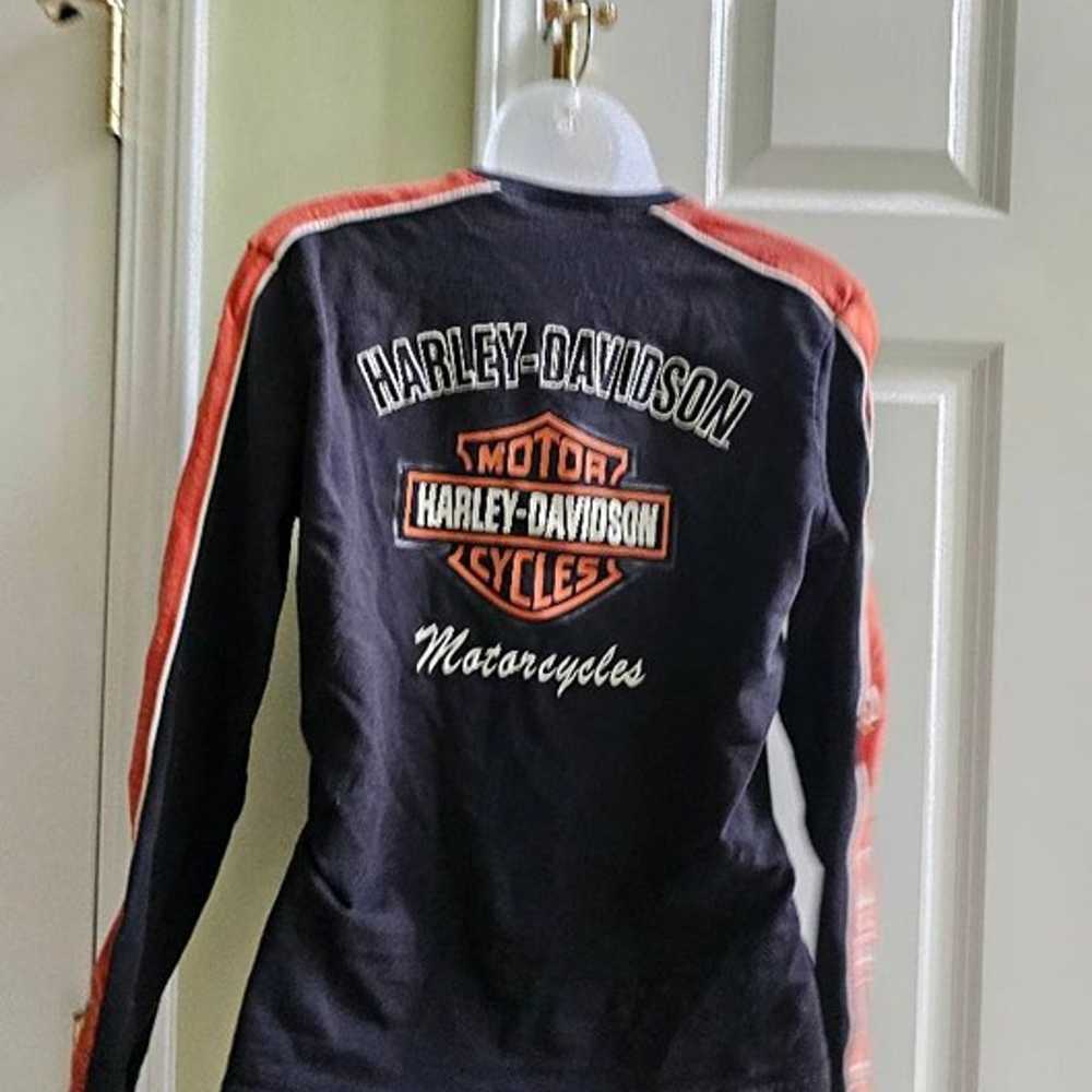 Vintage Harley Davidson Women's Moto Logo Embroid… - image 3