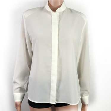 Karen Scott Vintage Ivory Button Down