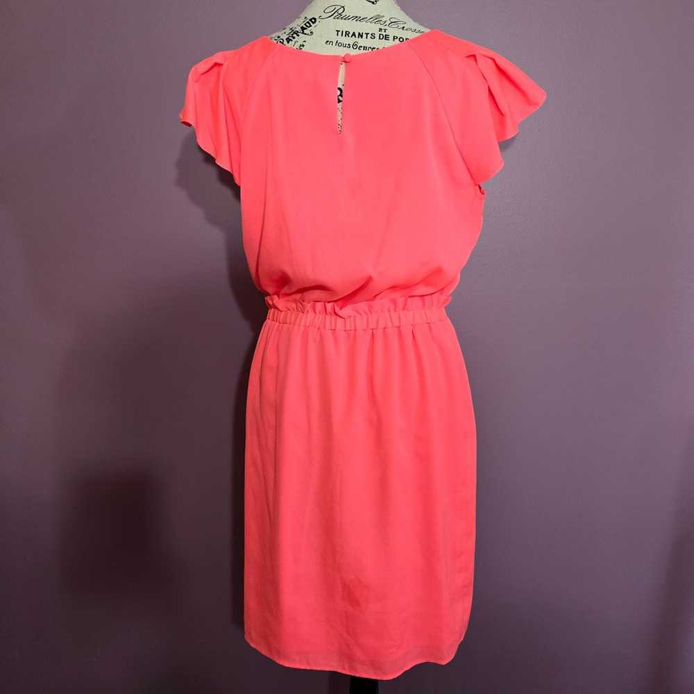 NWOT Gianni Bini short-sleeved fluorescent coral … - image 4