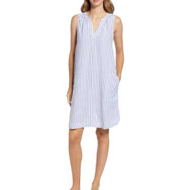 BeachLunchLounge Tally Blue & White Stripe Sleevel