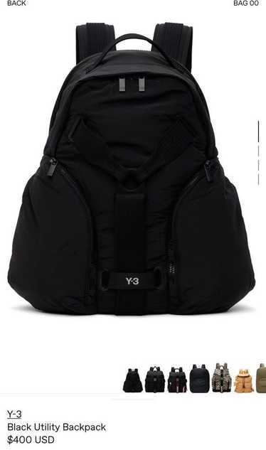 Y-3 Y-3 Black Utility Oversized Backpack