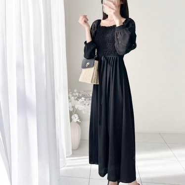 mily bile 2-way sheer off-shoulder one-piece dres… - image 1