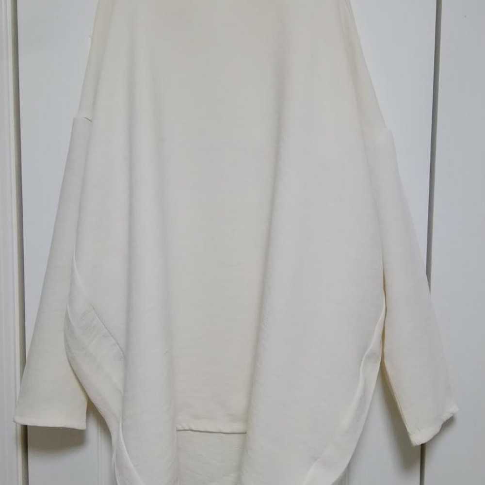 mizuiroind Boat Neck Cocoon Pullover White by Miz… - image 1