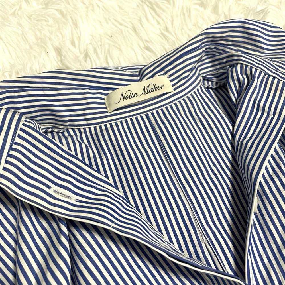 Noise Maker Striped Shirt with Back Ribbon Design - image 3