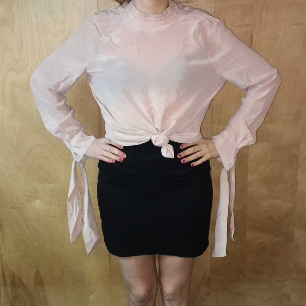 Equipment Silk Nude Blouse XL - image 3