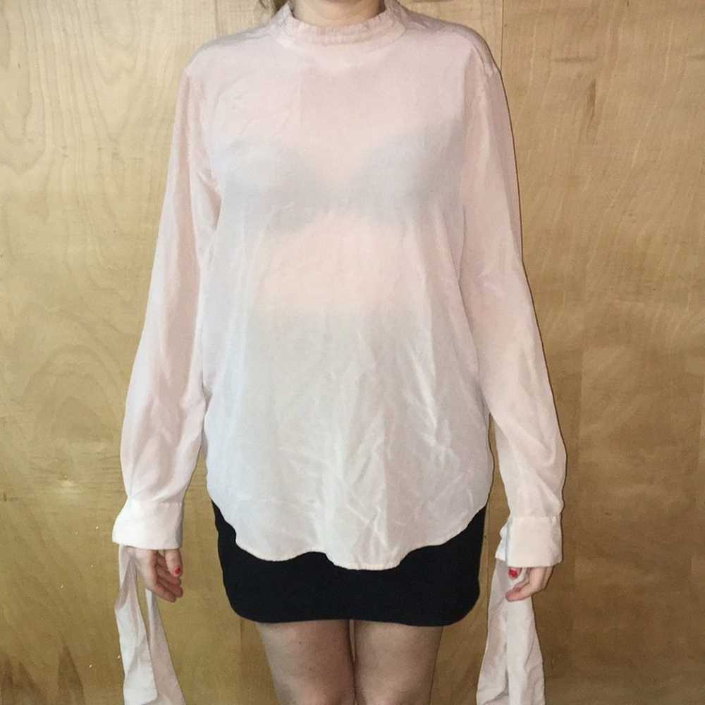 Equipment Silk Nude Blouse XL - image 5