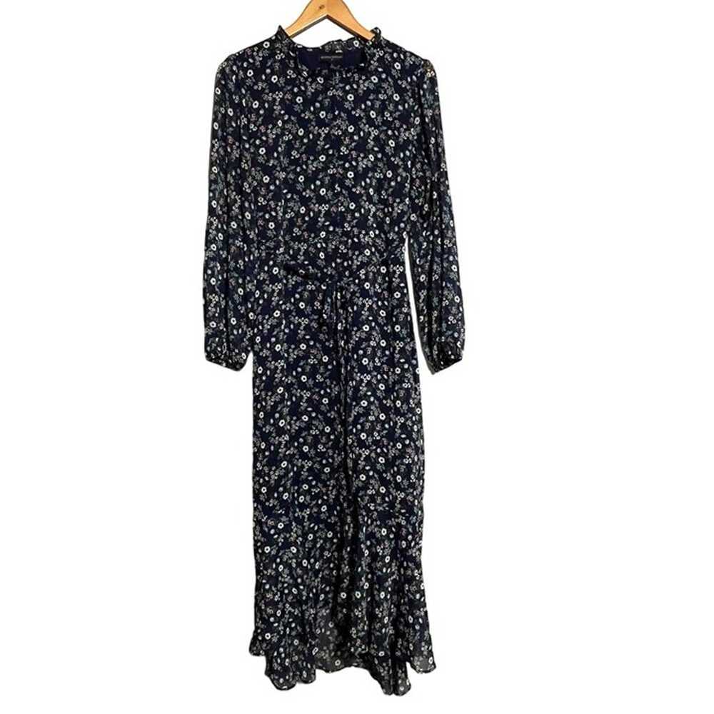 Banana Republic Long Dress Size 12 Blue Multicolo… - image 1