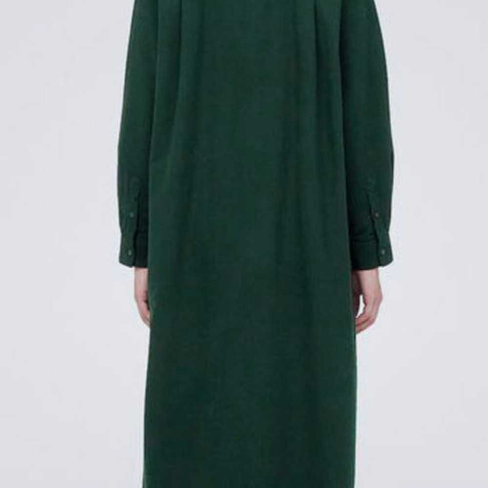 MUJI Flannel Long Sleeve Dress - image 1