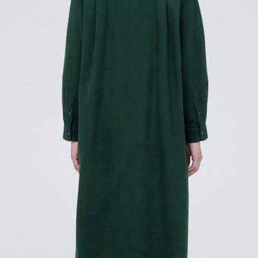 MUJI Flannel Long Sleeve Dress - image 1