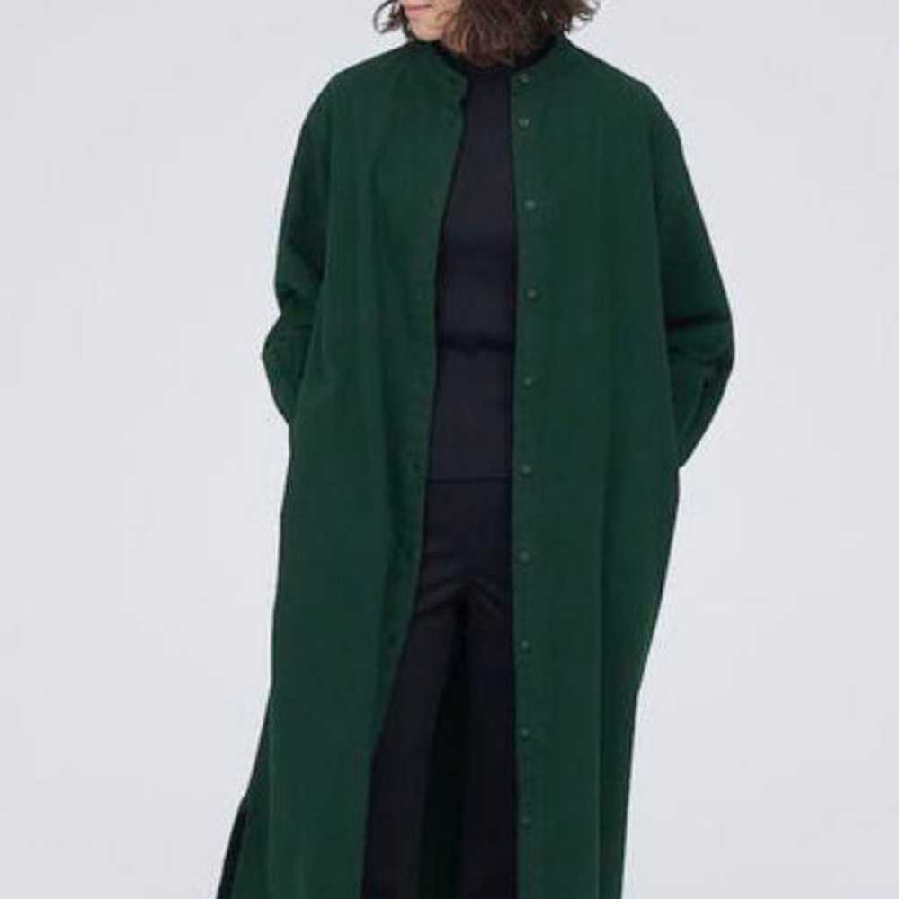 MUJI Flannel Long Sleeve Dress - image 2